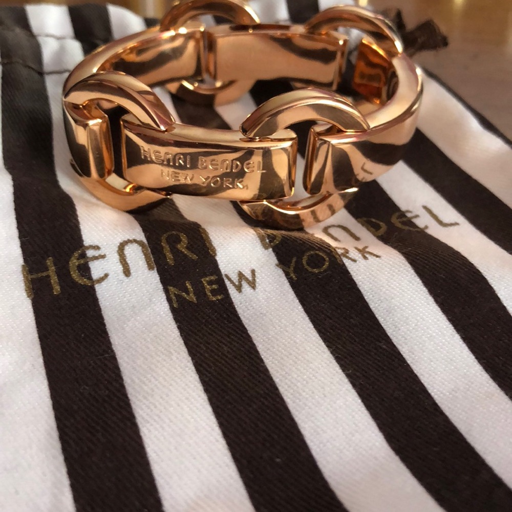 Henri Bendel rose gold bracelet